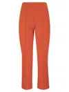 Sportmax Felix Slim Fit Trousers In Red
