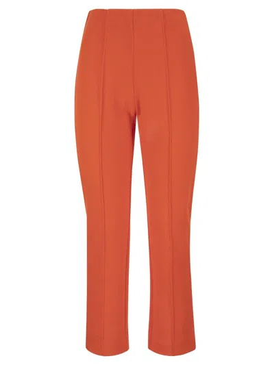 Sportmax Felix Slim Fit Trousers In Red