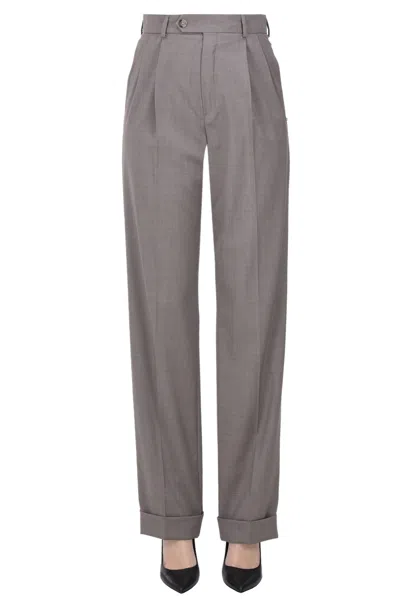 Sportmax Ferito Trousers In Dove-grey