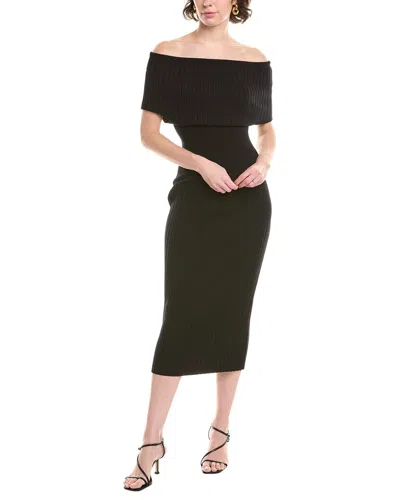 Sportmax Feritos Knit Dress In Black