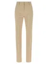 Sportmax Max Mara  Ivory Tailored Belt Loops Trousers In Neutral