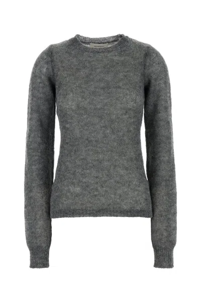 SPORTMAX SPORTMAX GREY ALPACA BLEND FIAMMA SWEATER