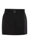 Sportmax Belted Pocket Mini Skirt In Black