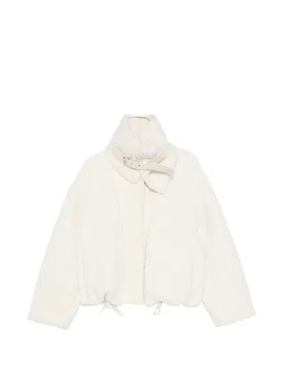 Sportmax Filtro Zip-fastening Jacket In Neutral