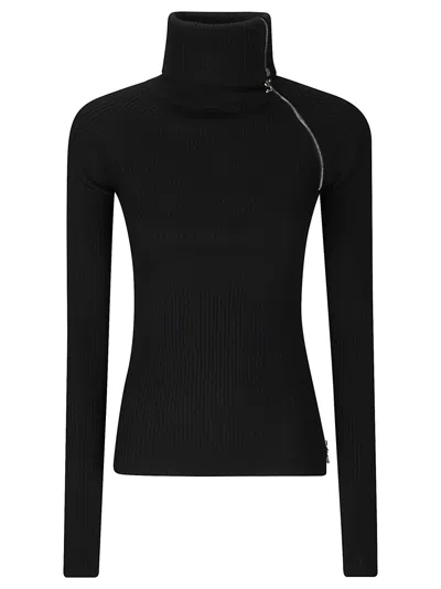 Sportmax Fin Sweater In Black