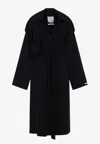 Sportmax Orense Wool And Cashmere Coat In Black