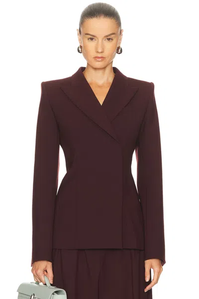 Sportmax Fitted Blazer In Brown