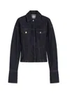 Sportmax Denim Jacket With Chest Pockets And Contrast Stitching