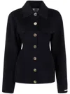 Sportmax Egeo Button-up Jacket In Animal Print