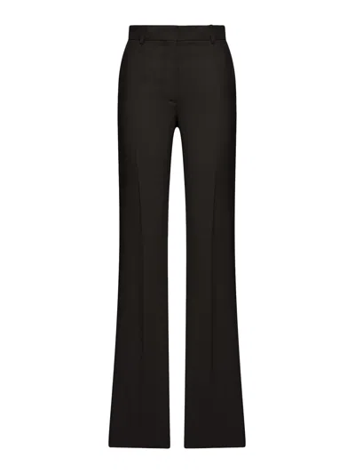 Sportmax Fitted Flare Pants In Black
