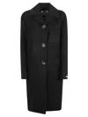 Sportmax Fiuggi Virgin Wool Coat In Black