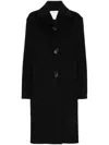 Sportmax Fiuggi Virgin Wool Coat In Black