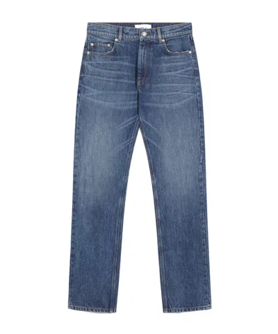 Sportmax Five-pocket Straight Trousers In Navy Blue