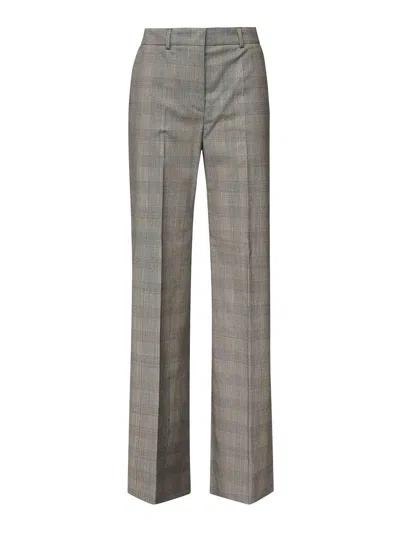 Sportmax Flare Tailored Trousers In Gray