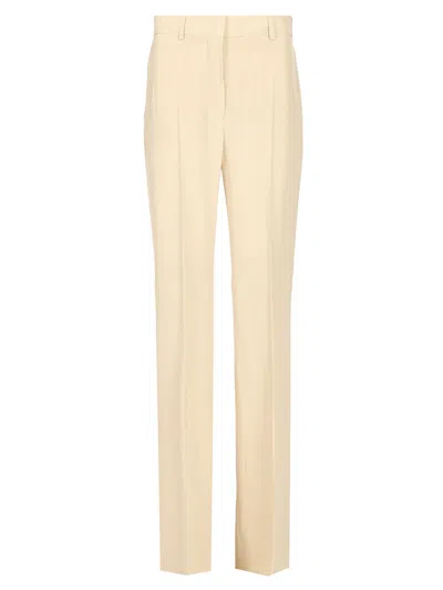Sportmax Flare Tailored Trousers White