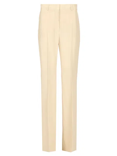 Sportmax Flare Tailored Trousers In Neutral