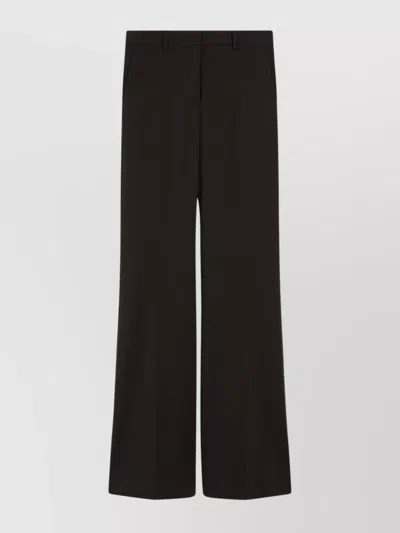 Sportmax Flare Trousers In Stretch Wool