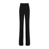 Sportmax Orario High-waist Wide Leg Trousers In Black