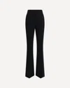 Sportmax Black Stretch Wool Febe Pant In Black