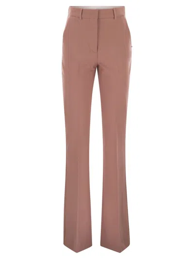 SPORTMAX FLARED HEM TROUSERS WITH TAILORED FINISHING