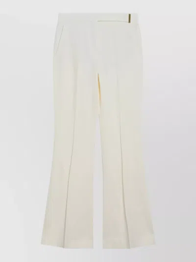 Sportmax Flared Leg Trousers Belt Loops Pockets