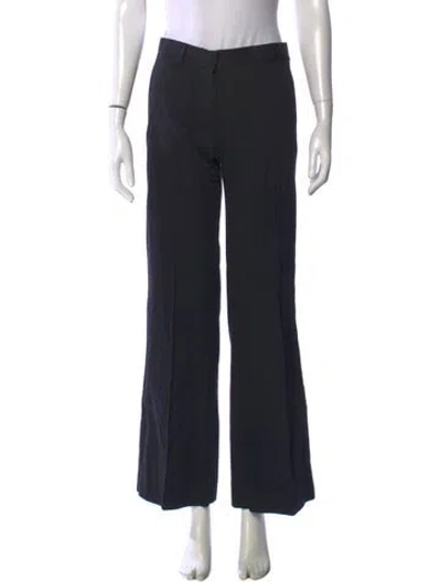 Pre-owned Sportmax Flared Pants In Black