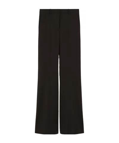 Sportmax Flared Stretch Wool Trousers