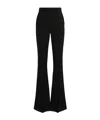 Sportmax Plain Colour Casual Trousers In Black