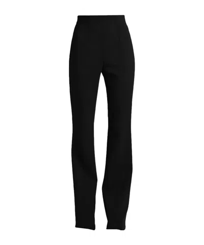 Sportmax Flared Trousers In Black