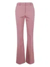 Sportmax Flared Trousers In Pink
