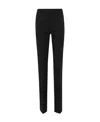Sportmax Straight Leg Trousers And Pockets In Black