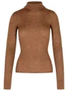 Sportmax 'flavia' Virgin Wool Sweater In Brown