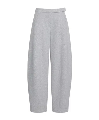 Sportmax Fleece Trousers In Gray