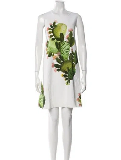 Pre-owned Sportmax Floral Print Mini Dress In Multi