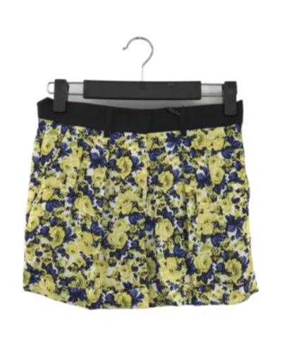 Sportmax Floral Shorts In Green