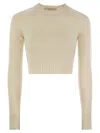 Sportmax Fragola - Cashmere And Wool Sweater In Ivory