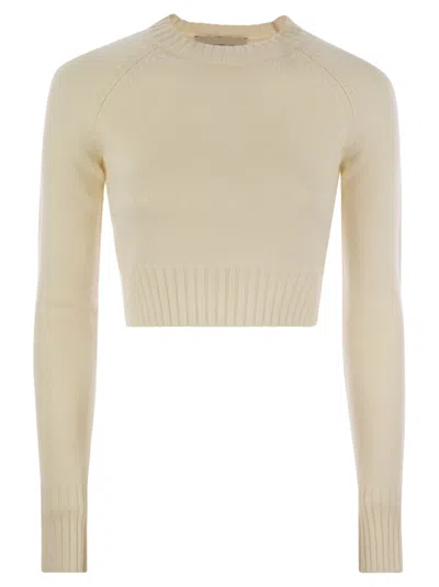 SPORTMAX SPORTMAX FRAGOLA CASHMERE AND WOOL SWEATER