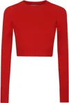 Sportmax Fragola Maglia-canottiera-top In Red