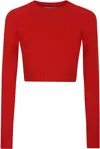 Sportmax Fragola Maglia-canottiera-top In Red