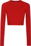 Sportmax Fragola Maglia-canottiera-top In Red