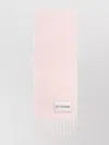 Sportmax Fringed Edge Scarf Collection In Pink