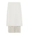 Sportmax Fringed Skirt In Neutral