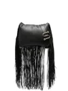 Sportmax Fringed Tote Bag In Black