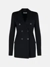 Sportmax 'frizzo' Black Polyamide Blend Jacket In Black