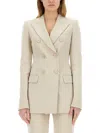 Sportmax "frizzo" Jacket In Beige
