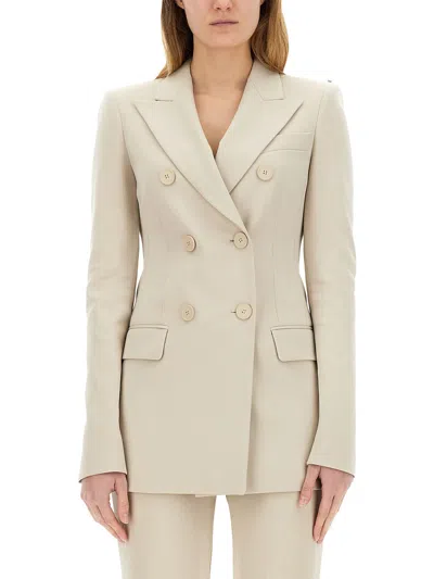 Sportmax "frizzo" Jacket In Beige