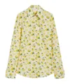 Sportmax Contoured Yoke Print Shirt In Nude