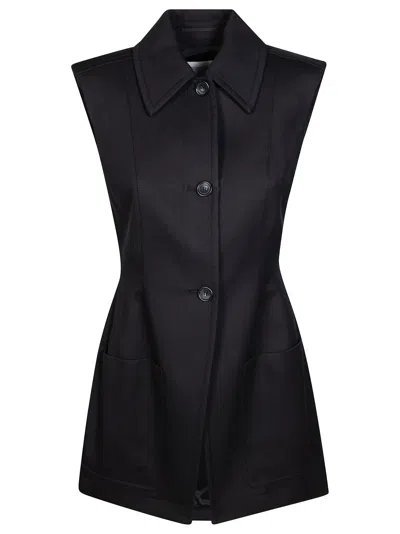 Sportmax Gabarra Tailored Waist Vest In Black