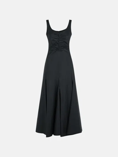 Sportmax 'galante' Black Cotton Dress