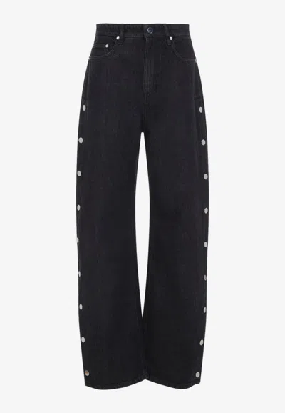 SPORTMAX GALANTE SNAP-BUTTON JEANS